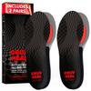 2 Packs of Work Orthotic Insoles - Anti Fatigue Medium Arch Support Shoe Insert Men Women - Plantar Fasciitis Flat Feet - Relieve Foot Pain - Work Boot Insoles Standing All Day (XL, Gray) view 1