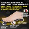 2 Packs of Work Orthotic Insoles - Anti Fatigue Medium Arch Support Shoe Insert Men Women - Plantar Fasciitis Flat Feet - Relieve Foot Pain - Work Boot Insoles Standing All Day (XL, Gray) view 4
