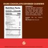 Dark Chocolate Covered Cashews 2-Pound Bag | Bulk Dark Chocolate Nuts | Coated Roasted Cashews for Snacking, Gifting, Office Candy Jars & Dessert Boards view 2