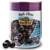 Premium Pitted Black Olives - 19 oz Canned Olives for Salads, Pizzas, Appetizers & Mediterranean Dishes, No Preservatives view 1