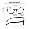 Calabria Blue Light Blocking Reading Glasses +2.75 Black Men Women Designer Computer Readers Trendy Durable Modern Eyeglass view 2
