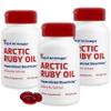 Arctic Ruby Oil - Omega 3 Supplement with Astaxanthin 2mg - Contains Essential Fatty Acids & Antioxidants - Supports Heart, Brain, Eye, Skin, Joint & Immune Health - 60 Softgels (3 Pack) view 1