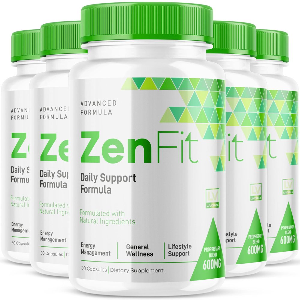 (5 Pack) Zenfit Capsules, Zenfit Supplement, Zenfit Pills, Zenfit Natural Supplements, ZenFit, Zenfit Advanced Formula, 150 Capsules for 5 Months
