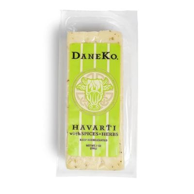 DaneKo Spices & Herbs Havarti, 7 oz, 6 Pack