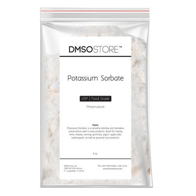 Potassium Sorbate Powder 4 oz. Food-Grade Preservative for Longer Freshness and Extended Lift Cycle.