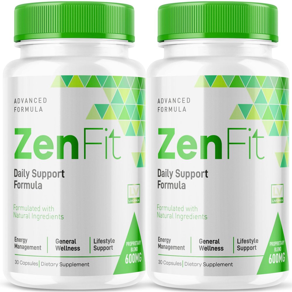 (2 Pack) Zenfit Capsules, Zenfit Supplement, Zenfit Pills, Zenfit Natural Supplements, ZenFit, Zenfit Advanced Formula, 60 Capsules for 2 Months