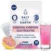 Salt of the Earth Premium Zero-Sugar Electrolyte - Made with Pink Himalayan Salt - Hydration Powder Packets | Premium Ingredients | Keto & Paleo Friendly | 30 Sticks, Pink Lemonade view 1