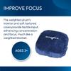 Bouncyband Sensory Weighted Squeeze Pillow  Deep Pressure Sensory Tool with Textured Soft Pillow Cover Enables Focus for Kids 3+  Ideal for The Classroom or at Home  14 x 14 6lb view 3
