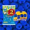 (PACK OF 2) Sour Bites Straws Blue Raspberry - 4.9oz Each Bag - Comes With One Bus Resealable ZipBag (Blue Raspberry) view 3