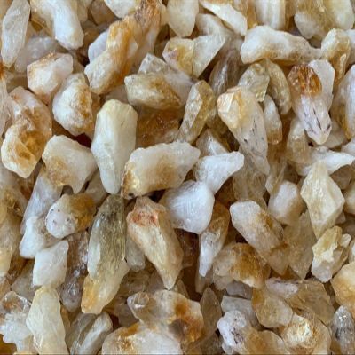 GAF TREASURES Wholesale Rough Citrine 0.5-1.25", Natural Small Citrine Point/Stone, Raw Citrine Healing Crystal (Citrine Point, 0.25 Pound)