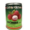 Cathay Kitchen Premium Lychee in Syrup - Peak Season Harvest | Perfect for Cocktails, Desserts, and Smoothies | 120oz Non-GMO & Gluten-Free (6) view 1
