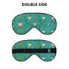 Cute Cactus and Skull of Bull Print Ultra-Soft Light-Blocking Eye Mask,for Optimal Comfort and Restful Sleep view 2