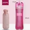 KarFri Hot Water Bottle Bag Hotpack for Hot and Cold Compress, Neck and Shoulder Pain Relief(Color:Rosy,Size:2000ml) view 2