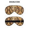 Ancient Map World Globe Print Unisex Sleep Mask Double-Sided Eye Mask,Ideal for Sound Sleep and Skin Care view 2