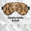 Ancient Map World Globe Print Unisex Sleep Mask Double-Sided Eye Mask,Ideal for Sound Sleep and Skin Care view 3