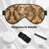Ancient Map World Globe Print Unisex Sleep Mask Double-Sided Eye Mask,Ideal for Sound Sleep and Skin Care view 4