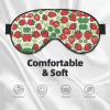 Strawberry Pattern Print Ultra-Soft Light-Blocking Eye Mask,for Optimal Comfort and Restful Sleep view 3