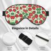 Strawberry Pattern Print Ultra-Soft Light-Blocking Eye Mask,for Optimal Comfort and Restful Sleep view 4