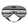 Black White Stripe Print Ultra-Soft Light-Blocking Eye Mask,for Optimal Comfort and Restful Sleep view 1