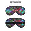 Bright Beautiful Colorful Art Print Unisex Sleep Mask Double-Sided Eye Mask,Ideal for Sound Sleep and Skin Care view 2