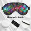 Bright Beautiful Colorful Art Print Unisex Sleep Mask Double-Sided Eye Mask,Ideal for Sound Sleep and Skin Care view 4