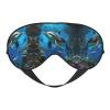 3D Underwater World Fish Dolphi Print Double-Sided Eye Mask,Soft and Light Blocking for Enhancing Sleep Quality view 1