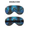 3D Underwater World Fish Dolphi Print Double-Sided Eye Mask,Soft and Light Blocking for Enhancing Sleep Quality view 2