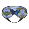 Blue Butterfly Print Ultra-Soft Light-Blocking Eye Mask,for Optimal Comfort and Restful Sleep view 1