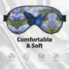 Blue Butterfly Print Ultra-Soft Light-Blocking Eye Mask,for Optimal Comfort and Restful Sleep view 3