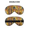 Ancient Egypt Tribe Series Print Double-Sided Eye Mask,Soft and Light Blocking for Enhancing Sleep Quality view 2