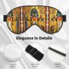 Ancient Egypt Tribe Series Print Double-Sided Eye Mask,Soft and Light Blocking for Enhancing Sleep Quality view 4