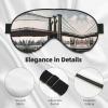 Brooklyn Bridge S Print Double-Sided Eye Mask,Soft and Light Blocking for Enhancing Sleep Quality view 4