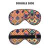 Abstract Geometric Print Double-Sided Eye Mask,Soft and Light Blocking for Enhancing Sleep Quality view 2