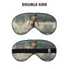 Beach Surf Print Double-Sided Eye Mask,Soft and Light Blocking for Enhancing Sleep Quality view 2