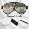 Beach Surf Print Double-Sided Eye Mask,Soft and Light Blocking for Enhancing Sleep Quality view 4