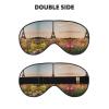 Beautiful Eiffel Tower Paris Print Unisex Sleep Mask Double-Sided Eye Mask,Ideal for Sound Sleep and Skin Care view 2