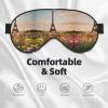 Beautiful Eiffel Tower Paris Print Unisex Sleep Mask Double-Sided Eye Mask,Ideal for Sound Sleep and Skin Care view 3
