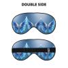 Angel Wing Print Unisex Sleep Mask Double-Sided Eye Mask,Ideal for Sound Sleep and Skin Care view 2