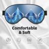 Angel Wing Print Unisex Sleep Mask Double-Sided Eye Mask,Ideal for Sound Sleep and Skin Care view 3