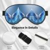Angel Wing Print Unisex Sleep Mask Double-Sided Eye Mask,Ideal for Sound Sleep and Skin Care view 4