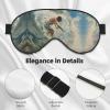 Beach Surf Print Double-Sided Eye Mask,Soft and Light Blocking for Enhancing Sleep Quality view 4