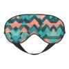Coral and Teal Arrows Print Unisex Sleep Mask Double-Sided Eye Mask,Ideal for Sound Sleep and Skin Care view 1