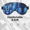 Blue Pineapple Print Unisex Sleep Mask Double-Sided Eye Mask,Ideal for Sound Sleep and Skin Care view 3