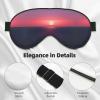 Bright Moon at Sea Hippie Print Double-Sided Eye Mask,Soft and Light Blocking for Enhancing Sleep Quality view 4