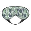 Green Tropical Leaves Print Unisex Sleep Mask Double-Sided Eye Mask,Ideal for Sound Sleep and Skin Care view 1