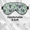 Green Tropical Leaves Print Unisex Sleep Mask Double-Sided Eye Mask,Ideal for Sound Sleep and Skin Care view 3