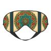 ZISHAK Mandala Print Unisex Sleeping Eye Mask,Soft Comfortable Light-Blocking Eye Mask, Black view 1