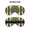 ZISHAK Mandala Print Unisex Sleeping Eye Mask,Soft Comfortable Light-Blocking Eye Mask, Black view 2