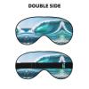 Clear Sky Wave Print Unisex Sleeping Eye Mask,Soft Comfortable Light-Blocking Eye Mask view 2