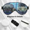 Austin Texas Print Ultra-Soft Light-Blocking Eye Mask,for Optimal Comfort and Restful Sleep view 4